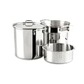 large stainless steel pot