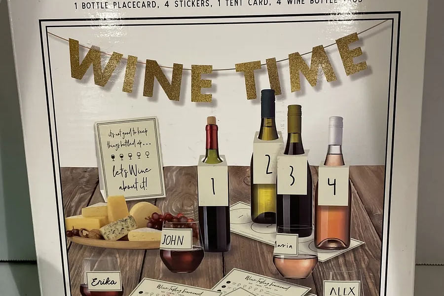 Wine tasting score cards