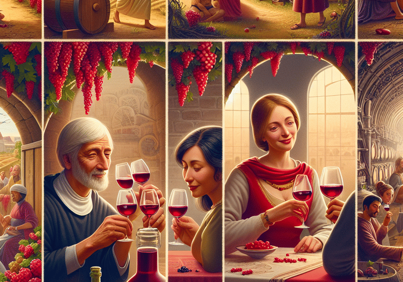 Sipping Through Time: A Historical Journey of Sweet Red Wines