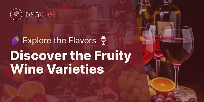 Discover the Fruity Wine Varieties - 🍇 Explore the Flavors 🍷