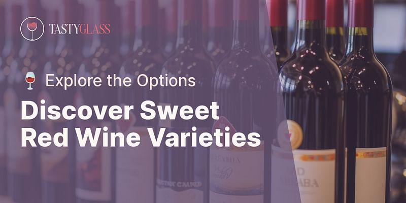 Discover Sweet Red Wine Varieties - 🍷 Explore the Options