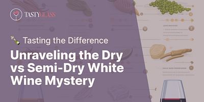 Unraveling the Dry vs Semi-Dry White Wine Mystery - 🍾 Tasting the Difference