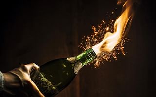 Is it possible to open a wine bottle using a lighter?