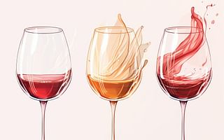 What are the key differences among the four main types of wines?